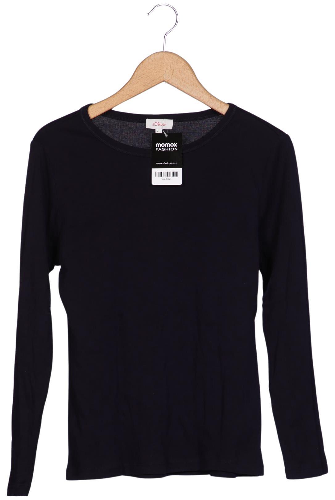 

s.Oliver Damen Langarmshirt, marineblau, Gr. 42