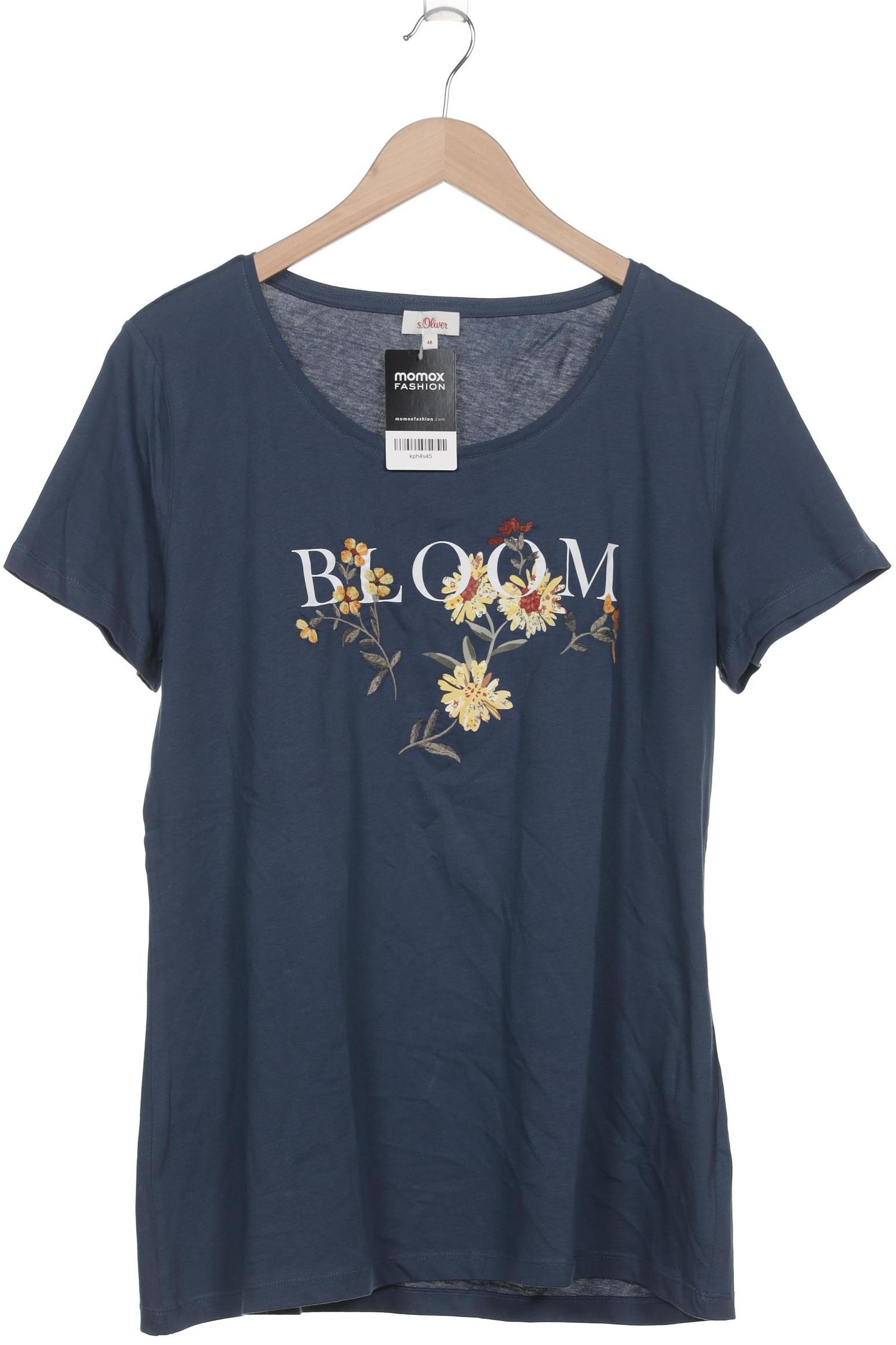 

s.Oliver Damen T-Shirt, marineblau, Gr. 48