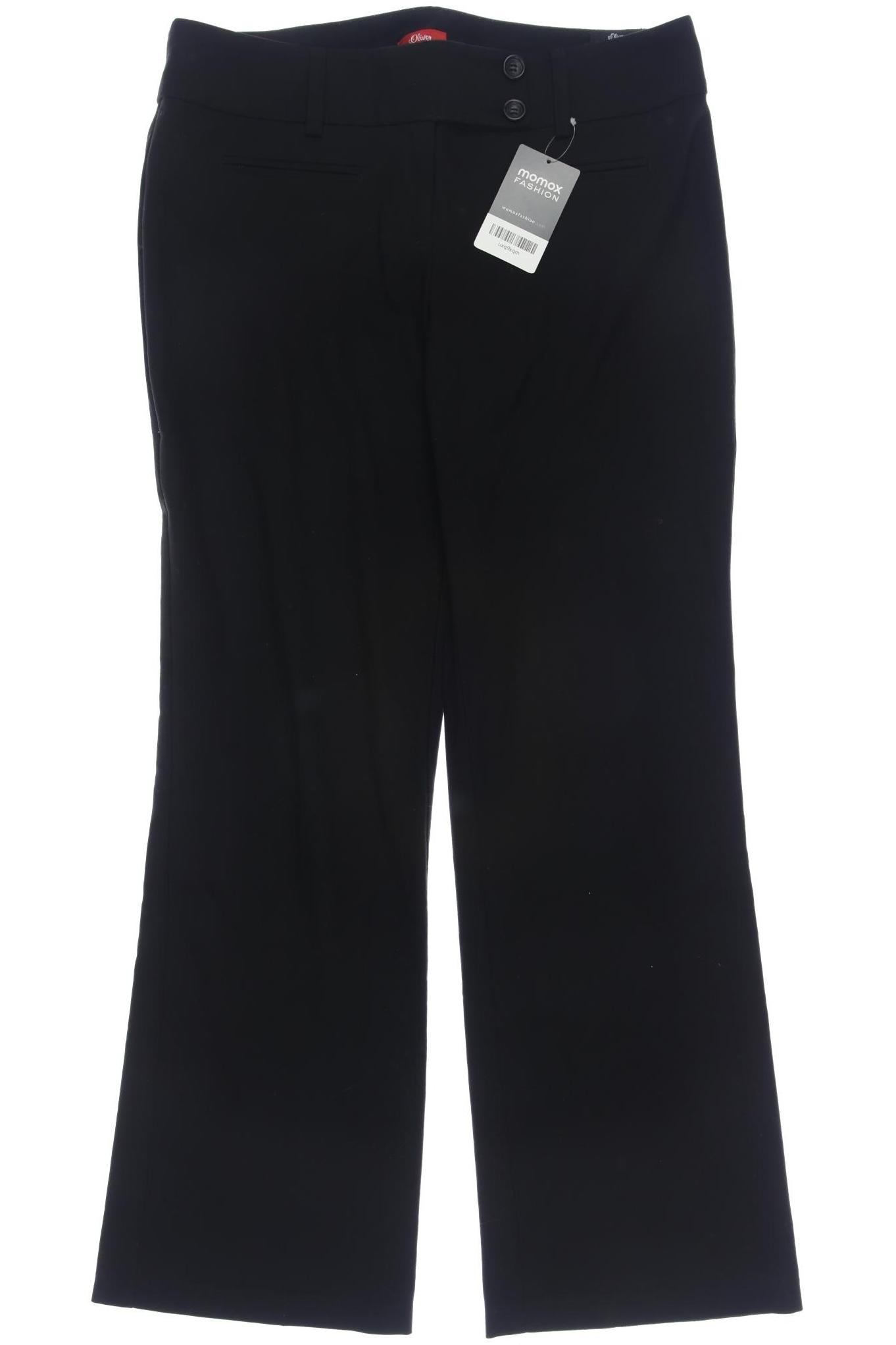 

s.Oliver Damen Stoffhose, schwarz, Gr. 38