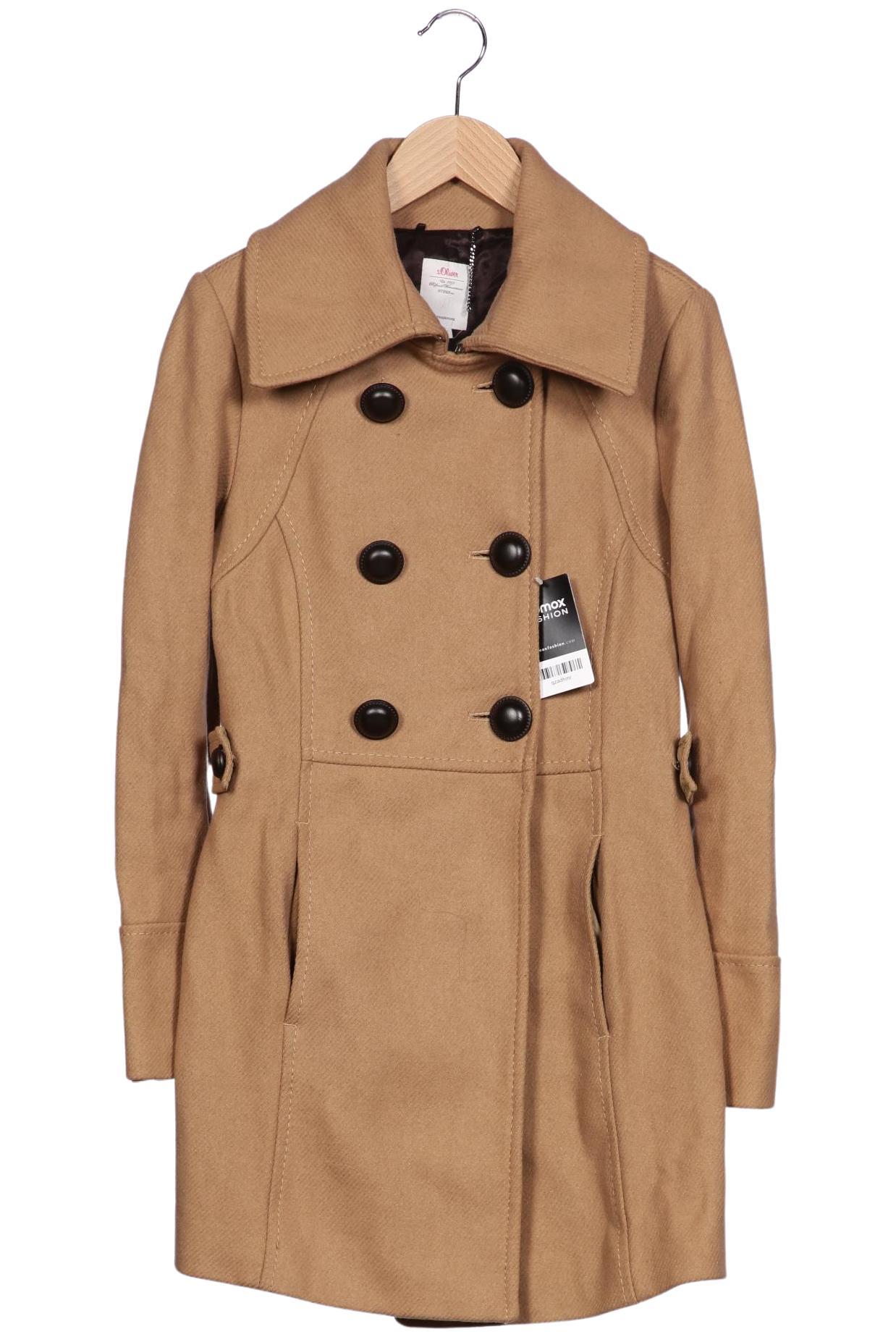 

s.Oliver Damen Mantel, beige, Gr. 36