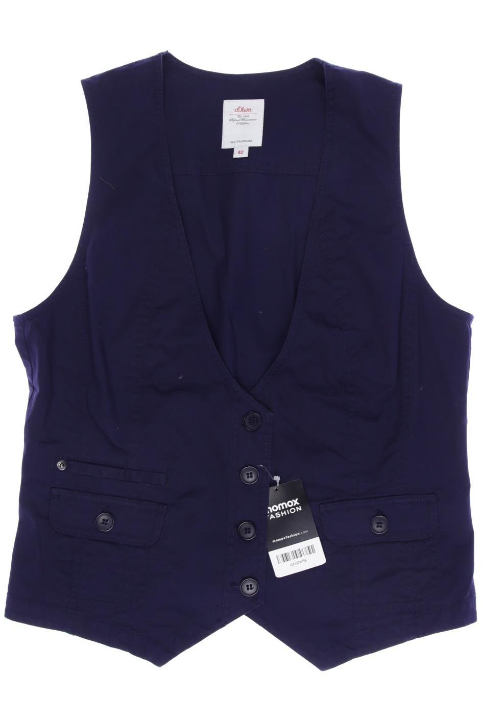 

s.Oliver Damen Weste, marineblau