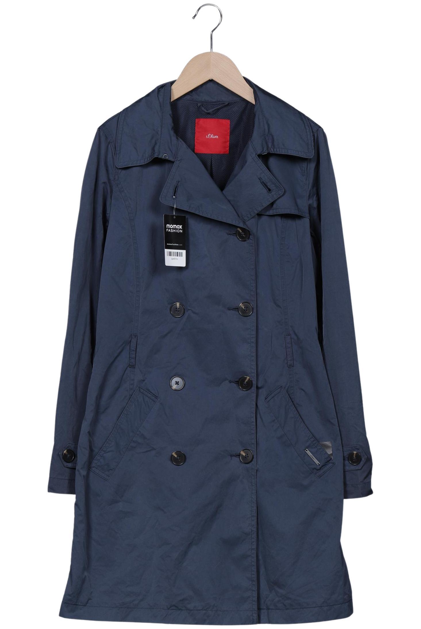 

s.Oliver Damen Mantel, marineblau, Gr. 36