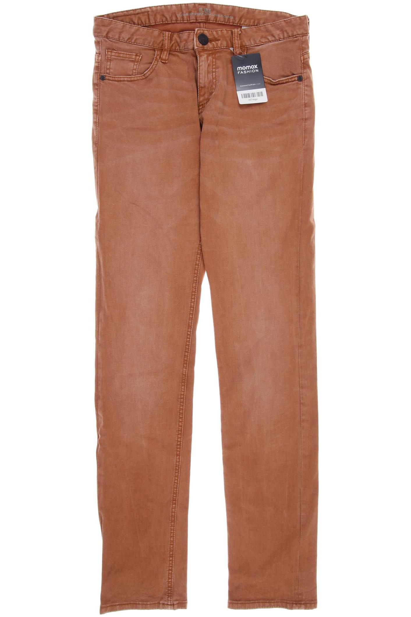 

s.Oliver Damen Jeans, orange