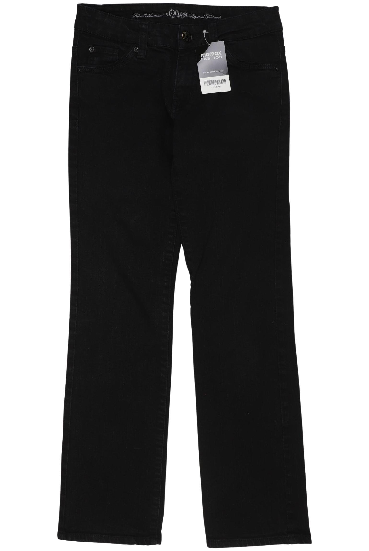 

s.Oliver Damen Jeans, schwarz, Gr. 34