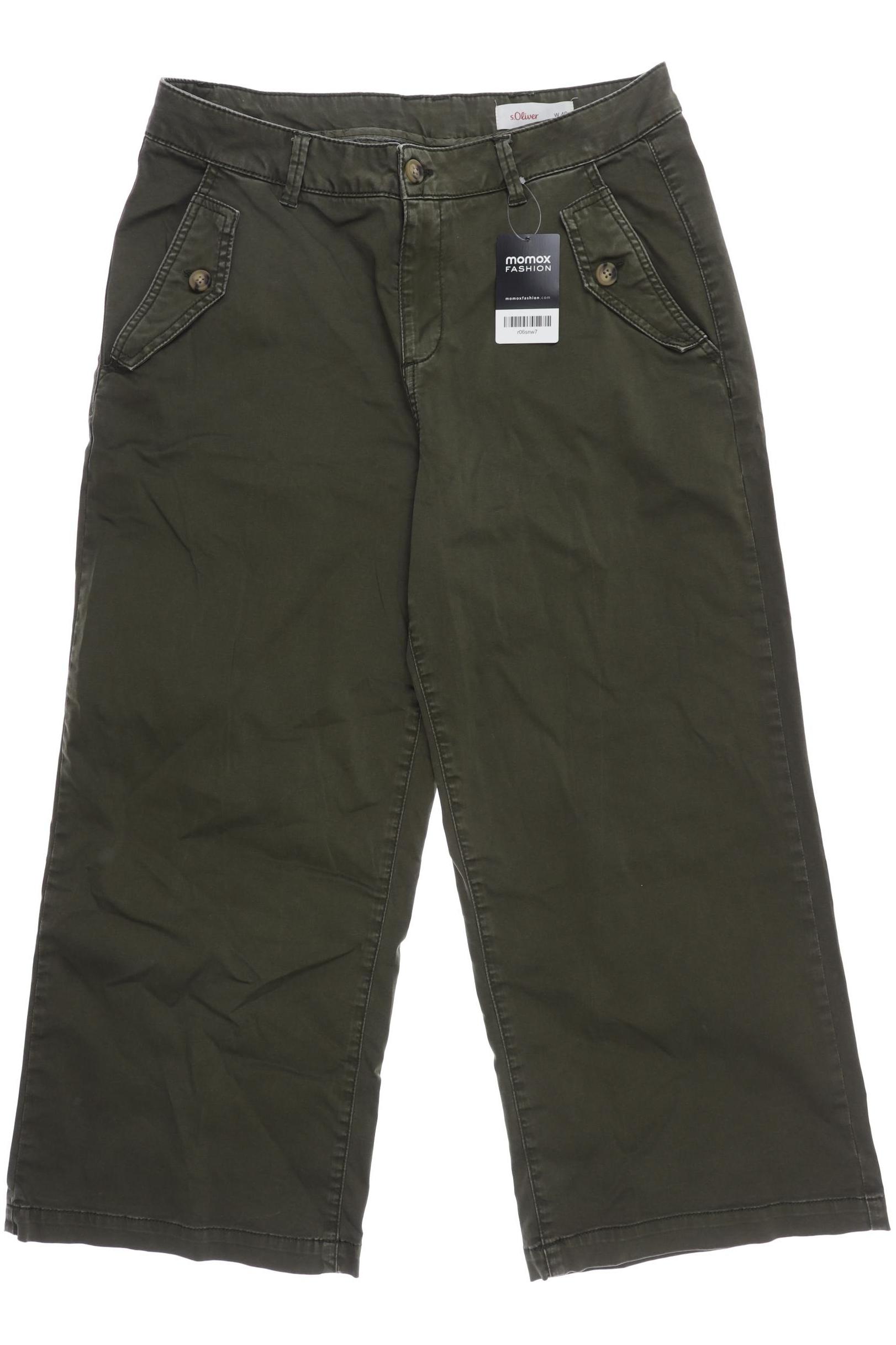 

s.Oliver Damen Stoffhose, grün, Gr. 40