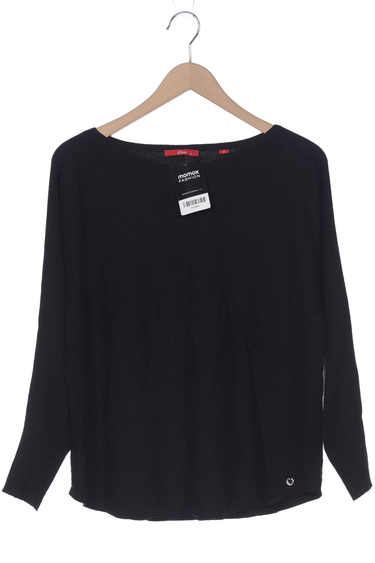 

s.Oliver Damen Pullover, schwarz, Gr. 40