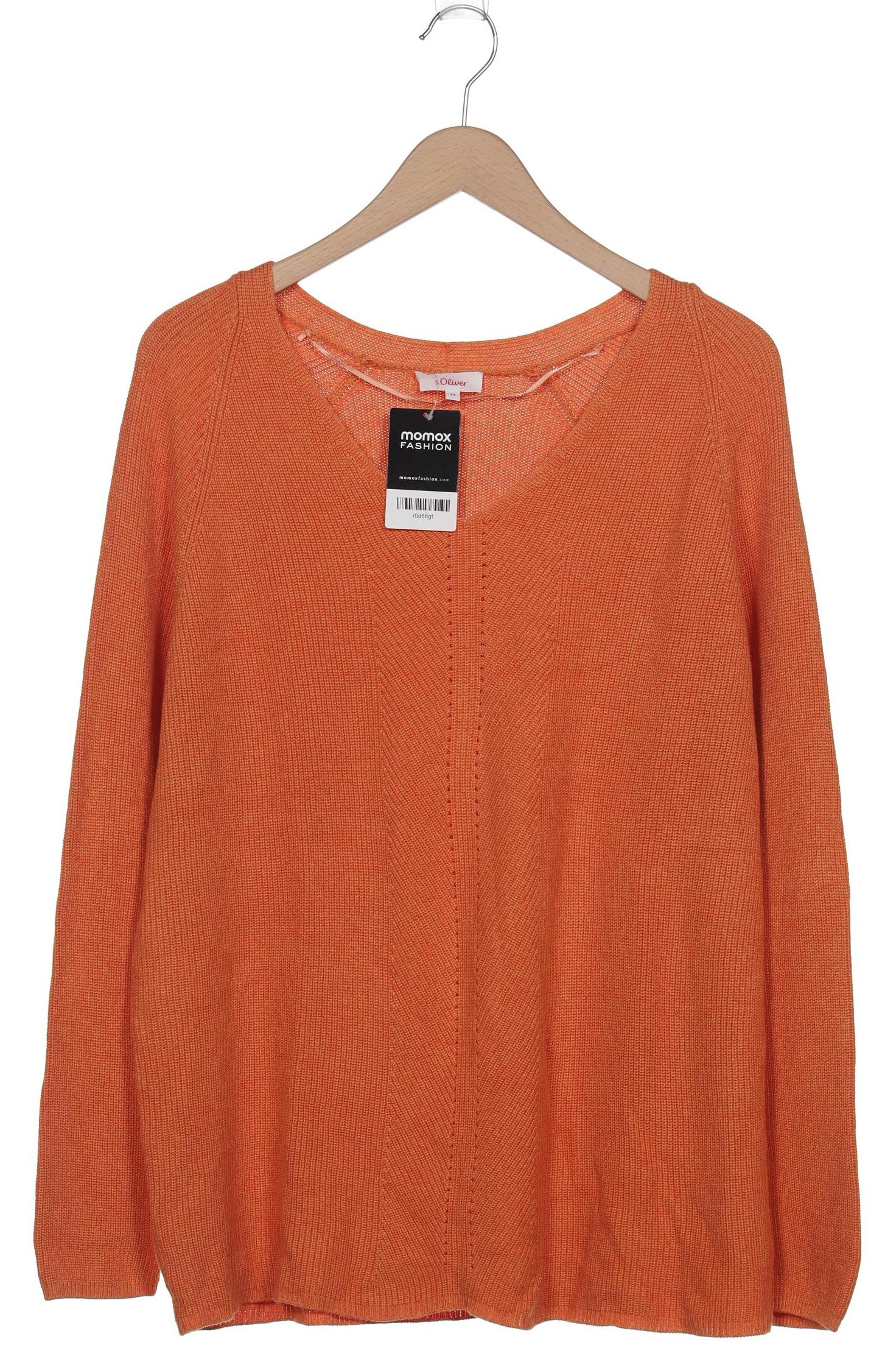 

s.Oliver Damen Pullover, orange, Gr. 44