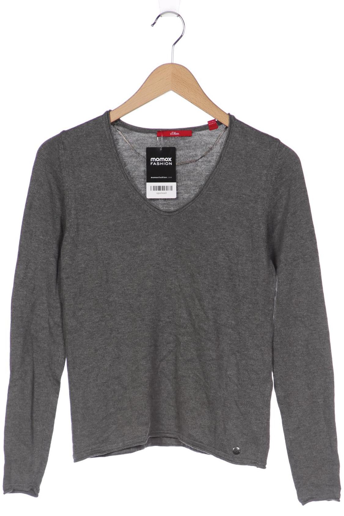

s.Oliver Damen Pullover, grau, Gr. 34
