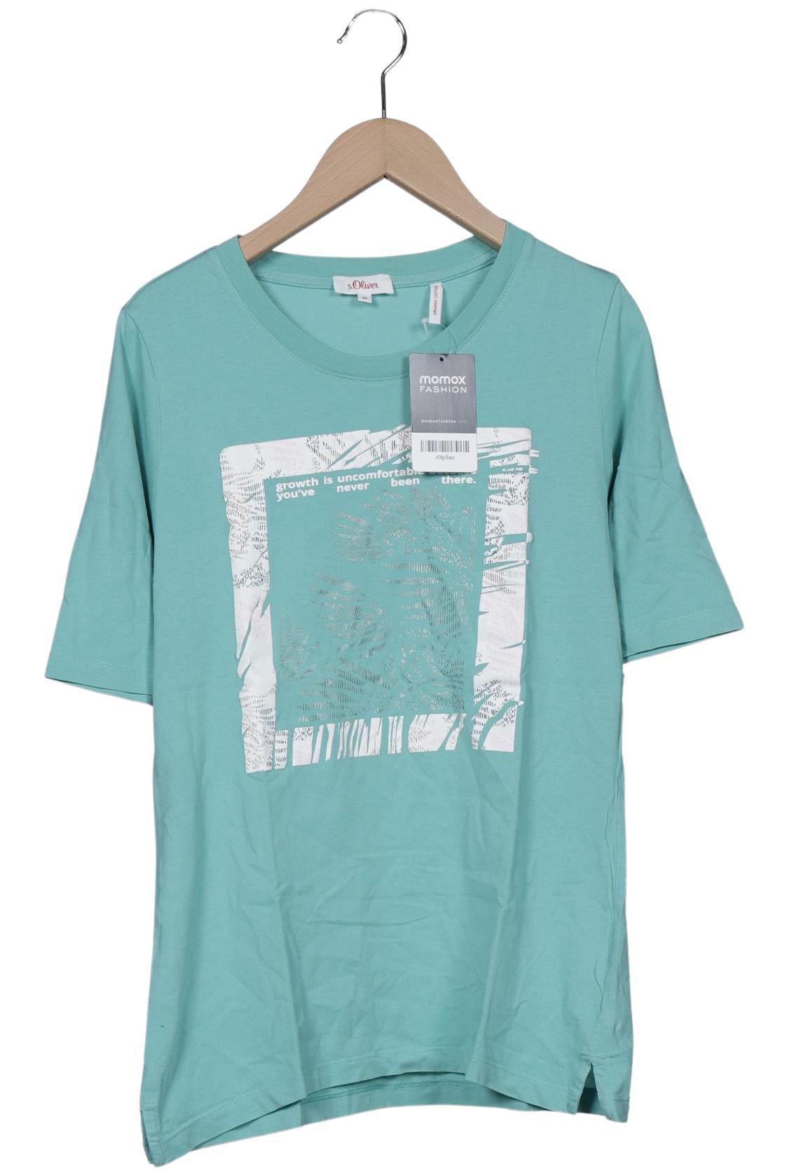 

s.Oliver Damen T-Shirt, türkis, Gr. 38
