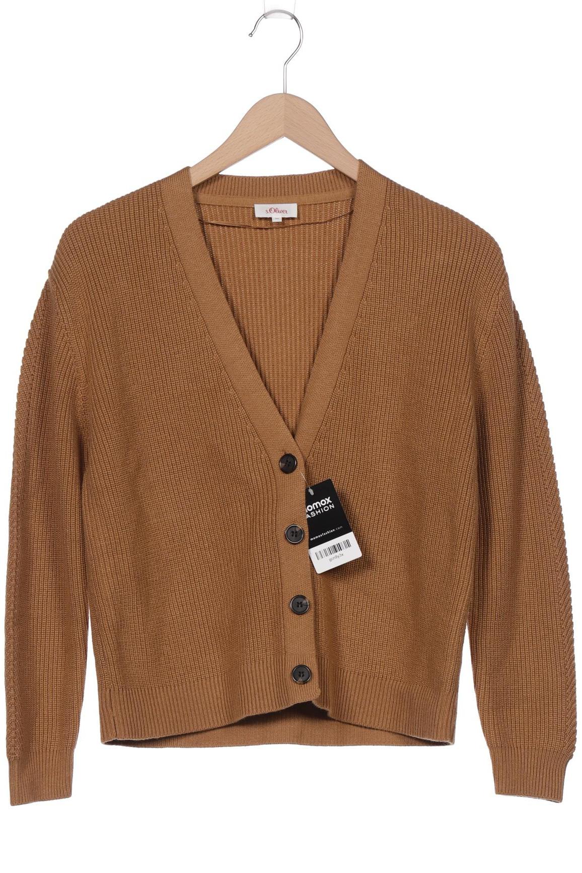 

s.Oliver Damen Strickjacke, braun, Gr. 34