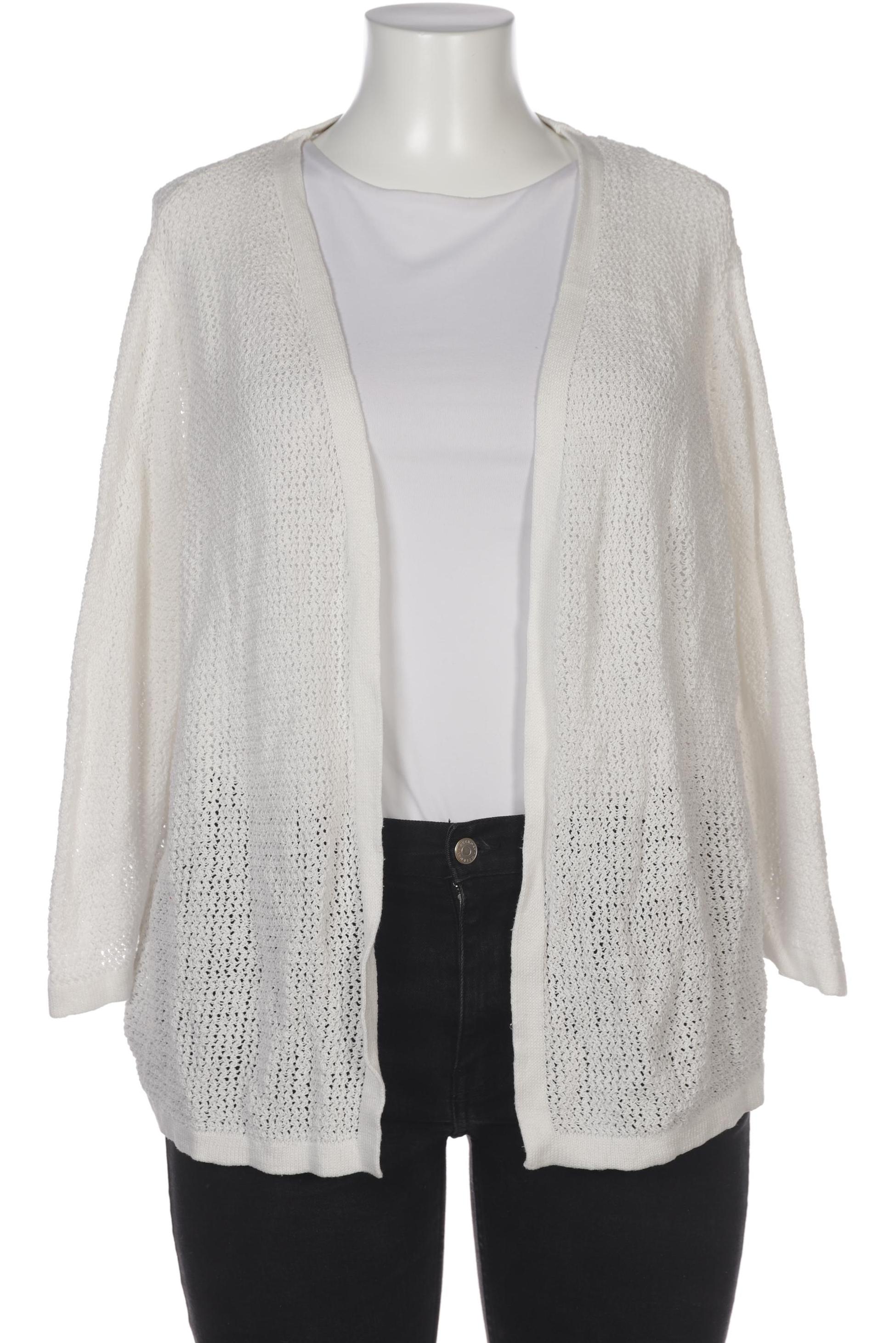 

s.Oliver Damen Strickjacke, weiß, Gr. 46