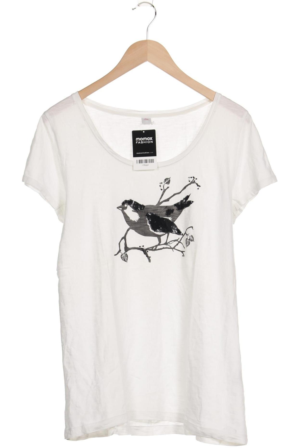 

s.Oliver Damen T-Shirt, weiß, Gr. 44