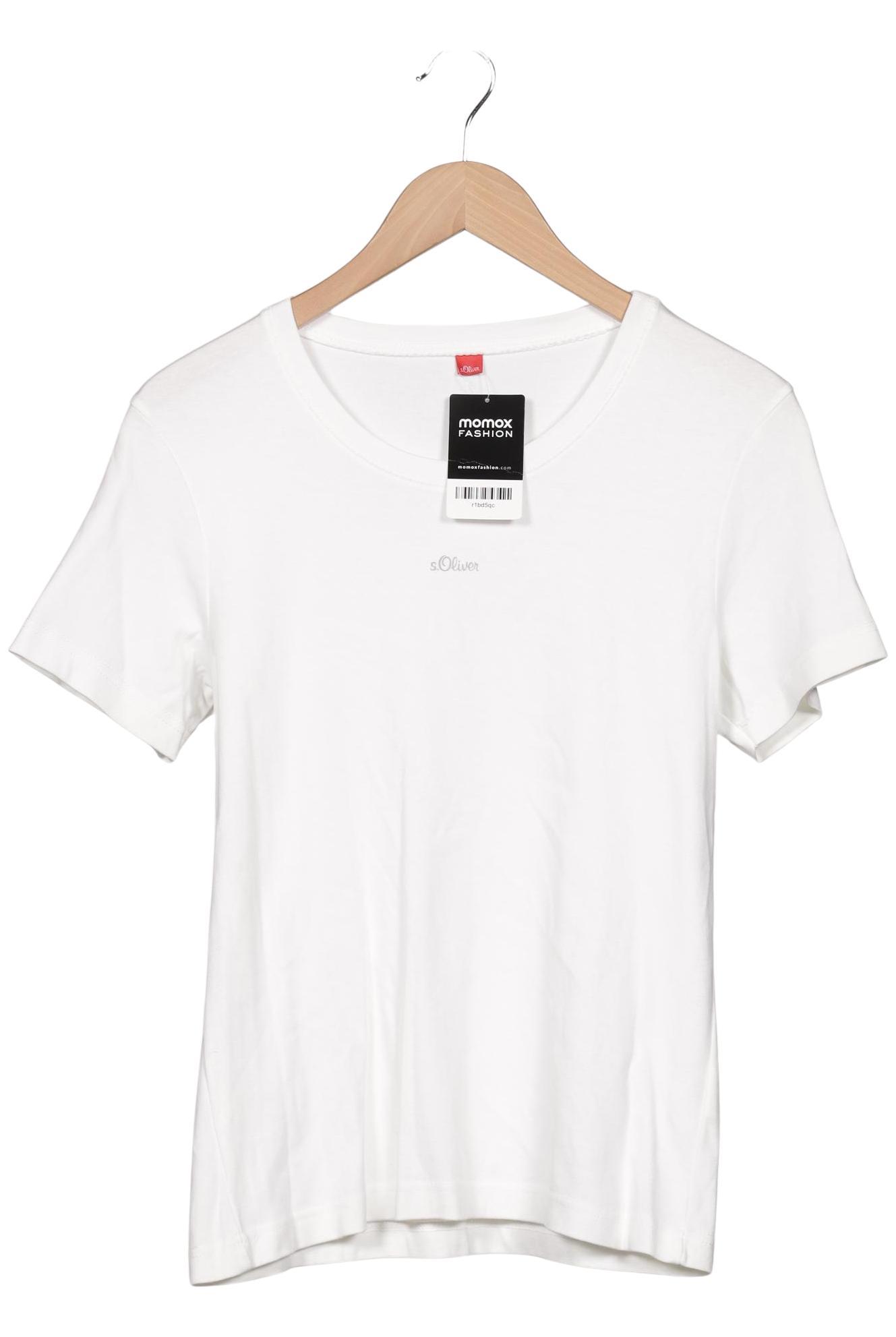 

s.Oliver Damen T-Shirt, weiß, Gr. 44
