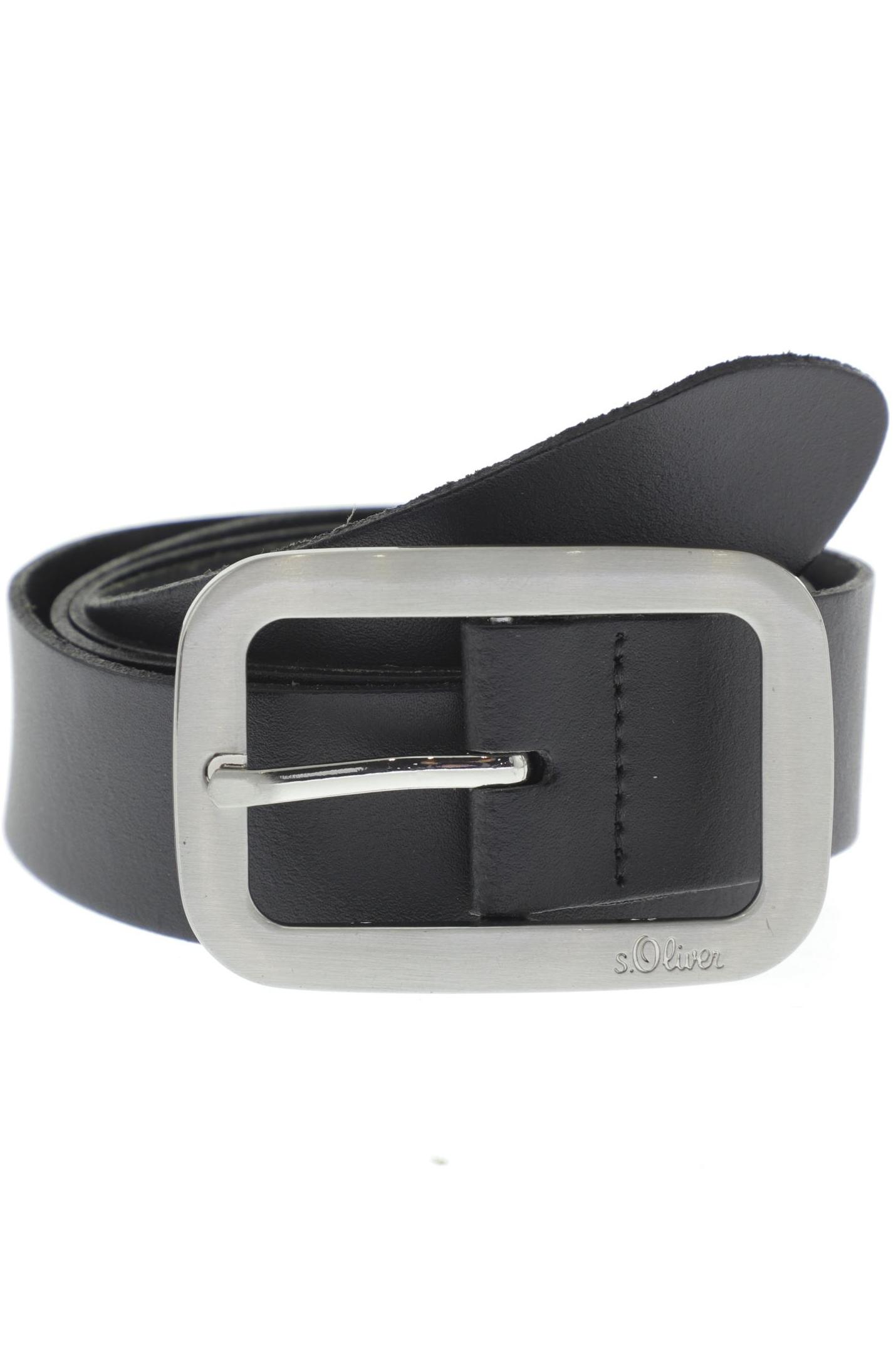 

s.Oliver Damen Gürtel, schwarz, Gr. 100