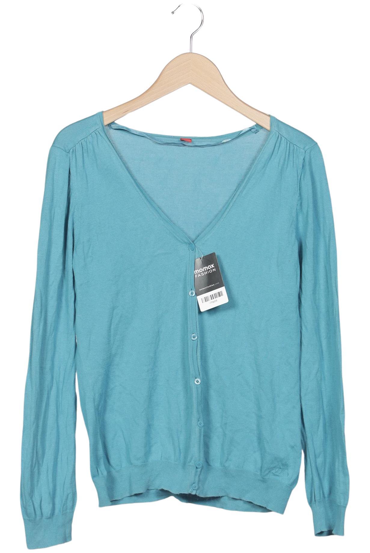 

s.Oliver Damen Strickjacke, türkis, Gr. 44
