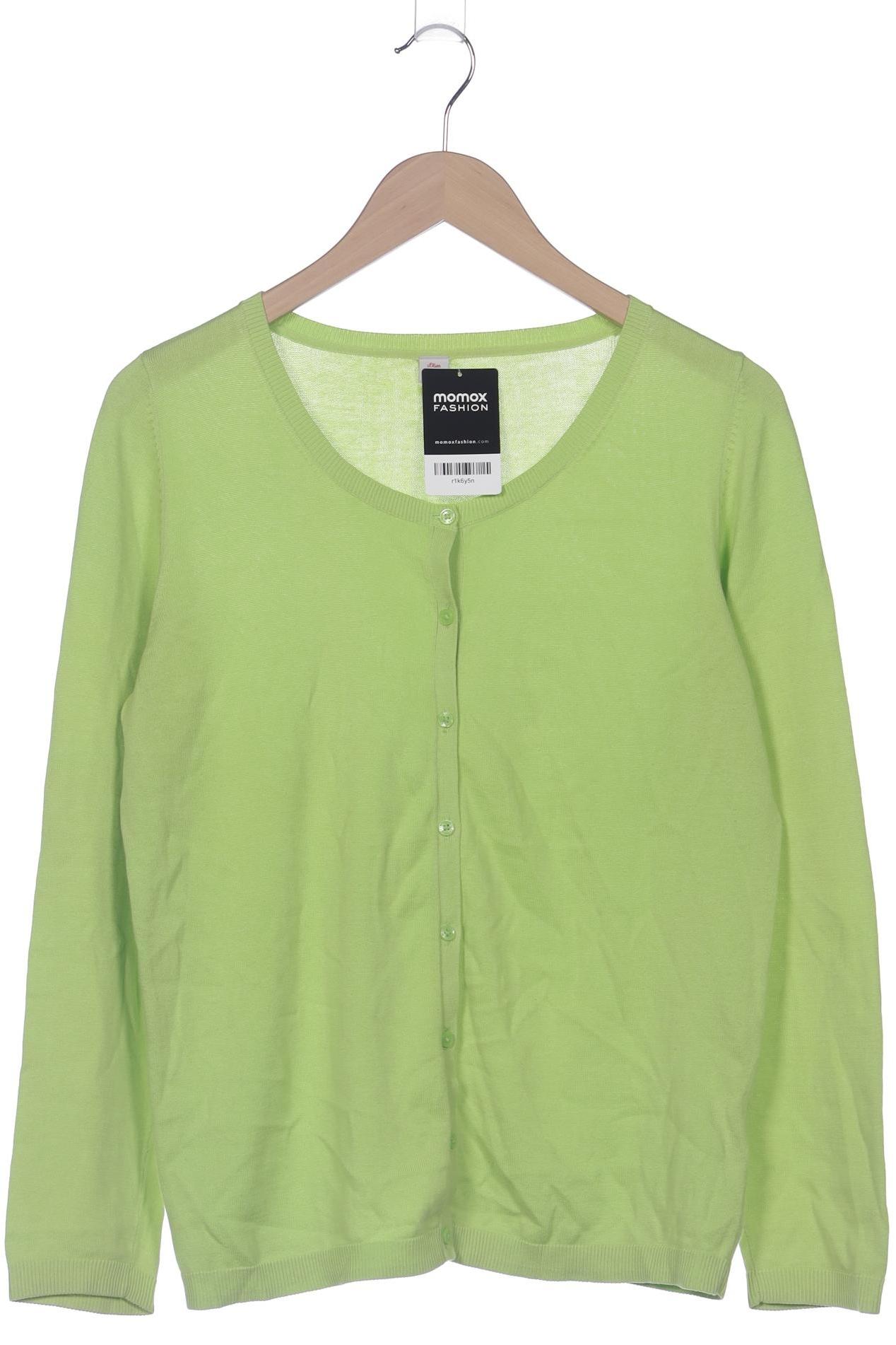 

s.Oliver Damen Strickjacke, hellgrün, Gr. 42