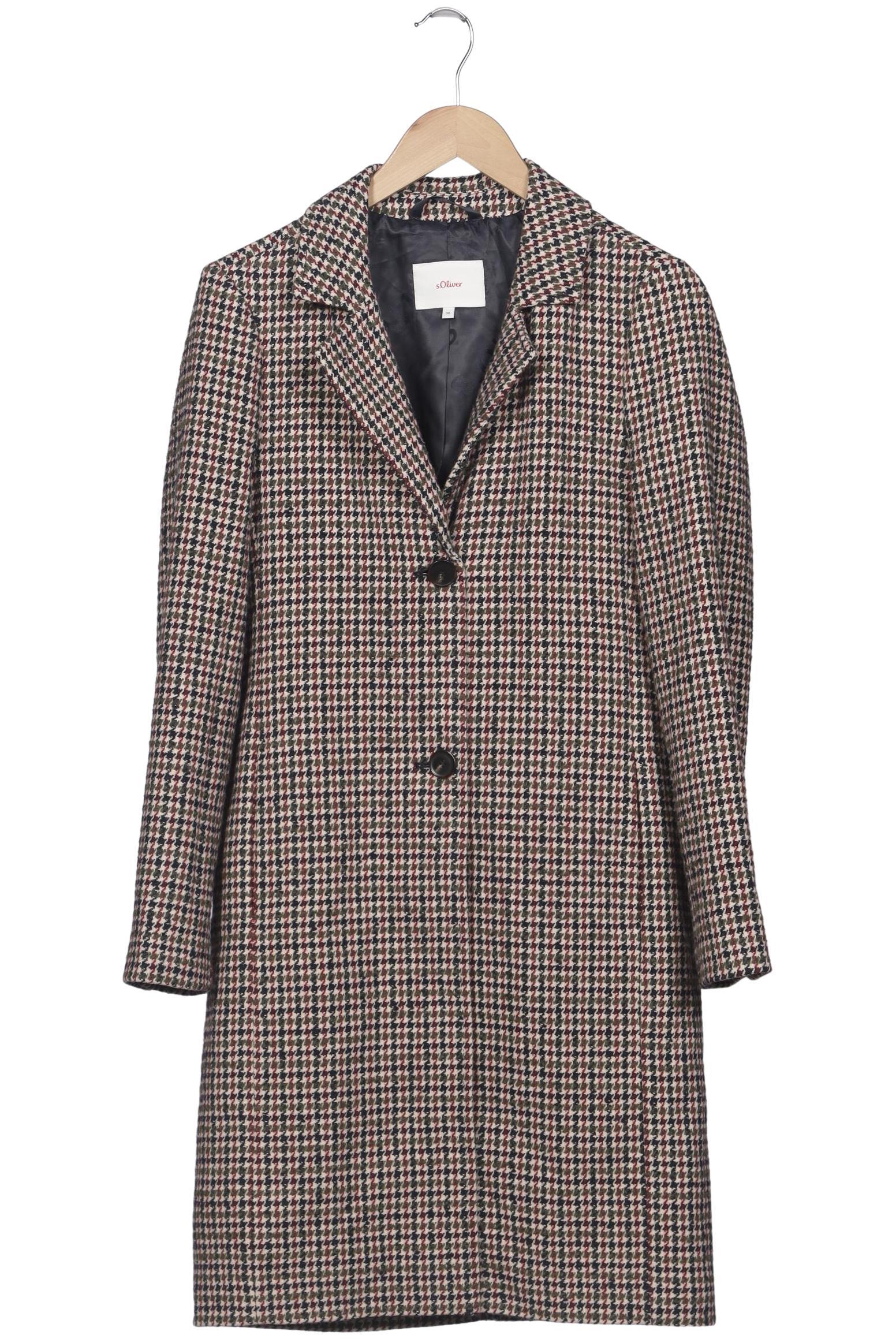 

s.Oliver Damen Mantel, mehrfarbig, Gr. 36