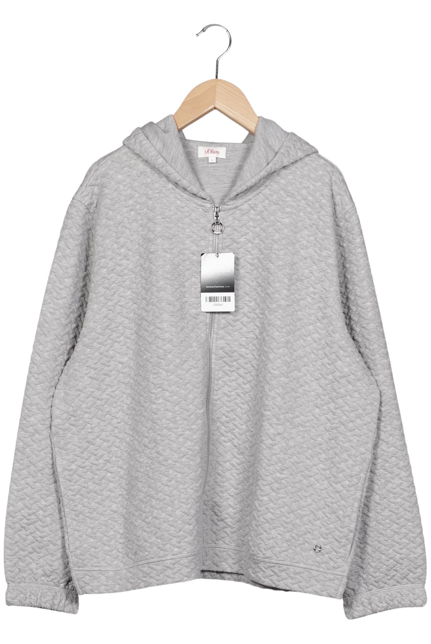 

s.Oliver Damen Kapuzenpullover, grau, Gr. 42