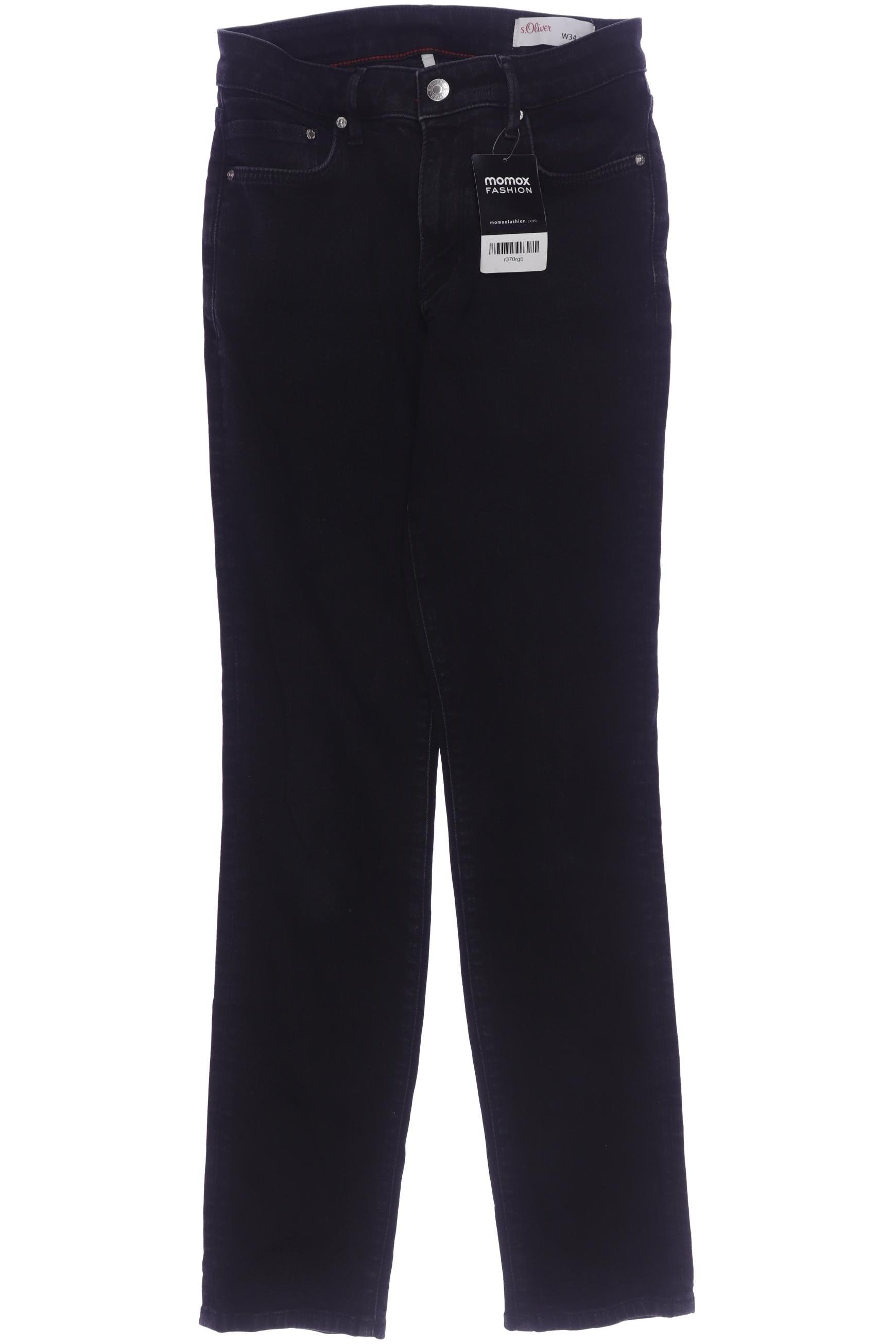 

s.Oliver Damen Jeans, schwarz, Gr. 34