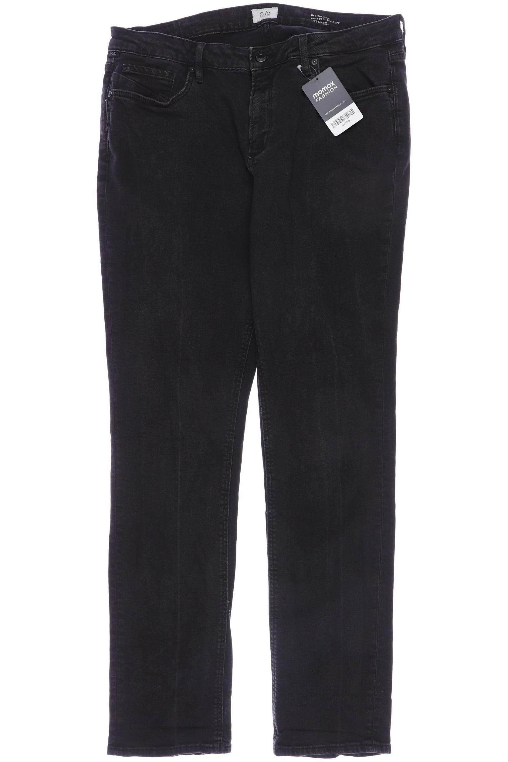 

s.Oliver Damen Jeans, schwarz