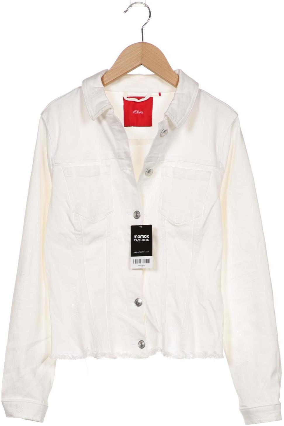 

s.Oliver Damen Jacke, cremeweiß