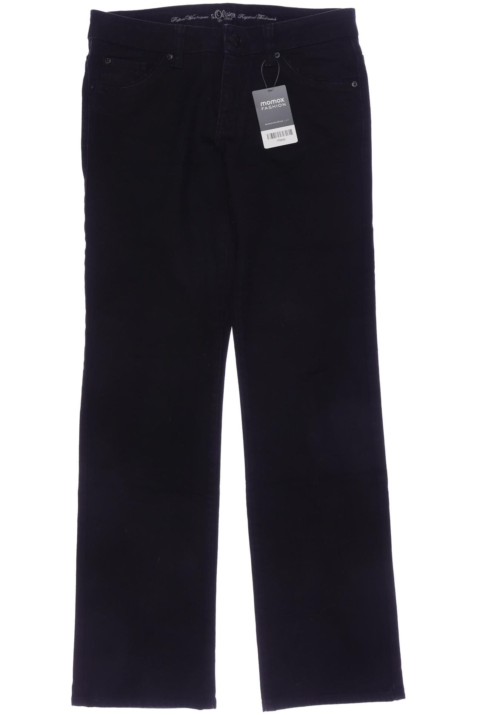 

s.Oliver Damen Jeans, schwarz, Gr. 38