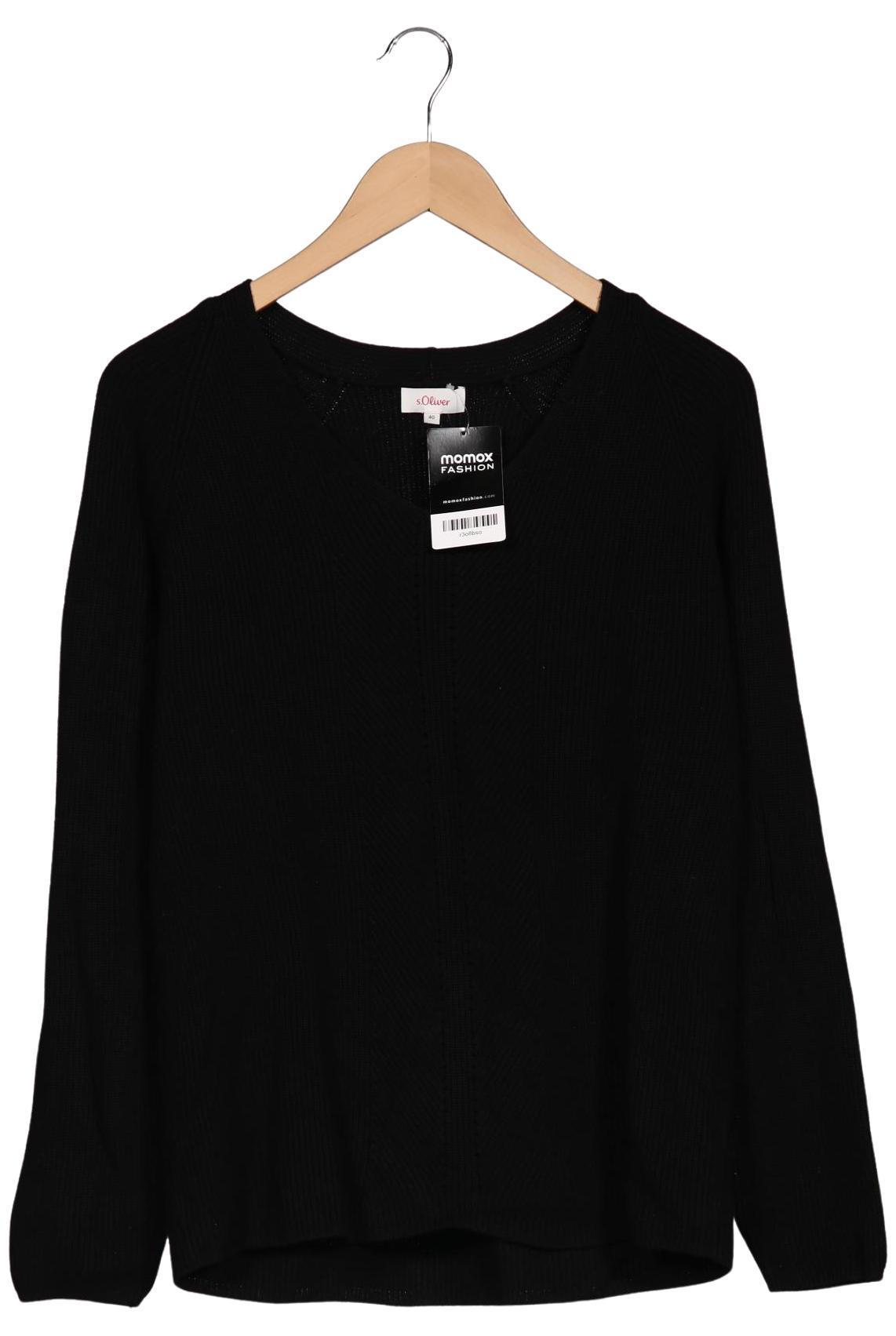 

s.Oliver Damen Pullover, schwarz, Gr. 40