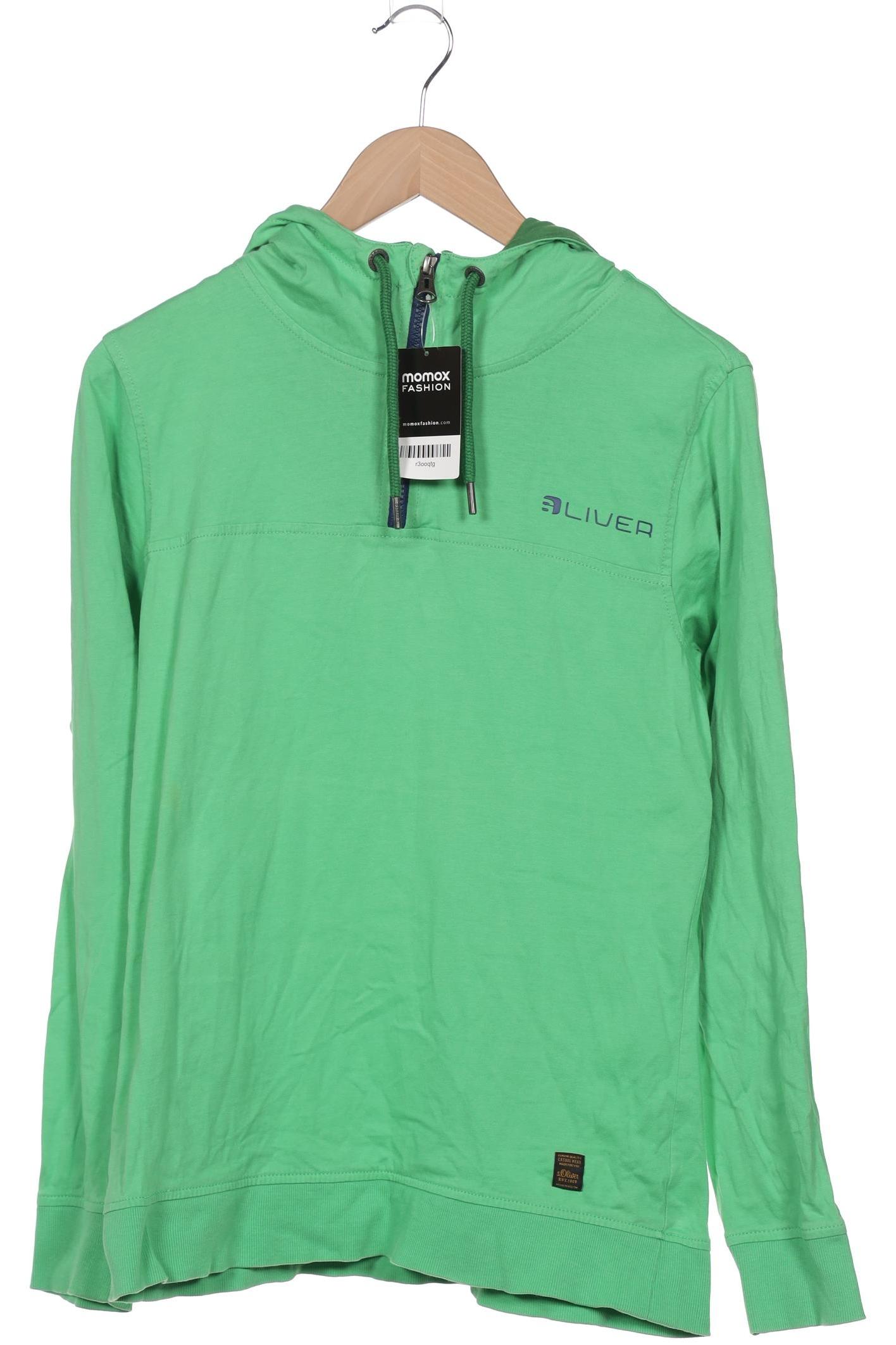 

s.Oliver Damen Kapuzenpullover, grün, Gr. 42