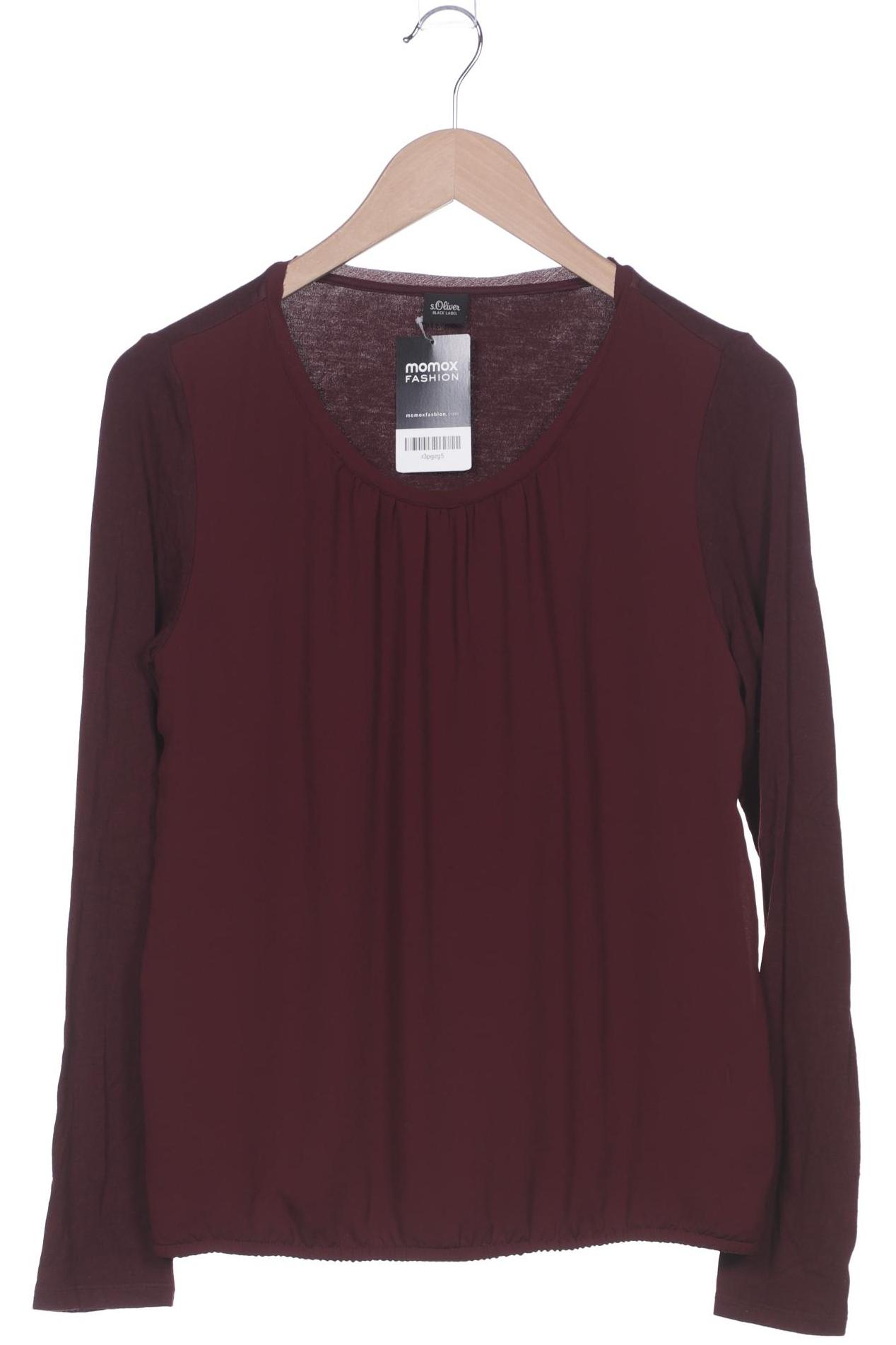 

s.Oliver Damen Langarmshirt, bordeaux, Gr. 38