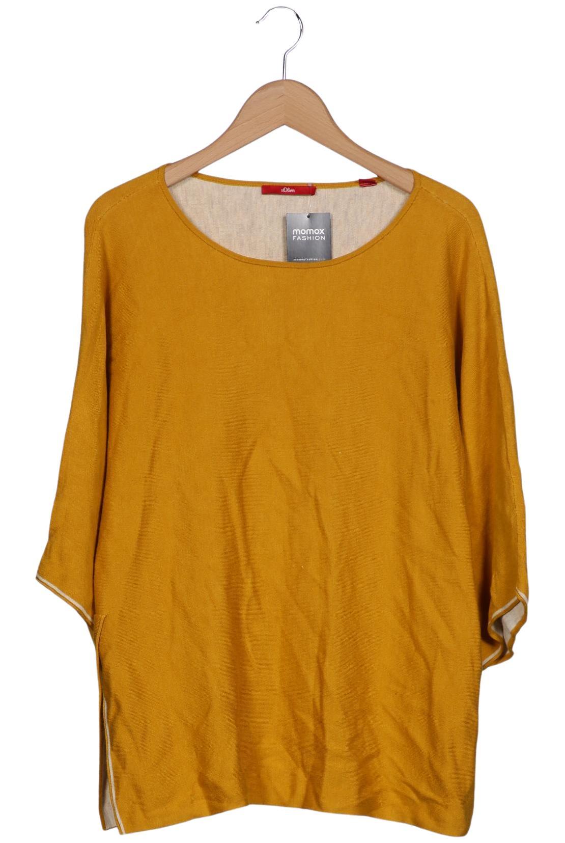 

s.Oliver Damen Pullover, gelb, Gr. 42