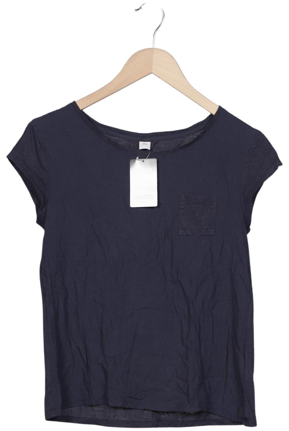 

s.Oliver Damen T-Shirt, marineblau, Gr. 36