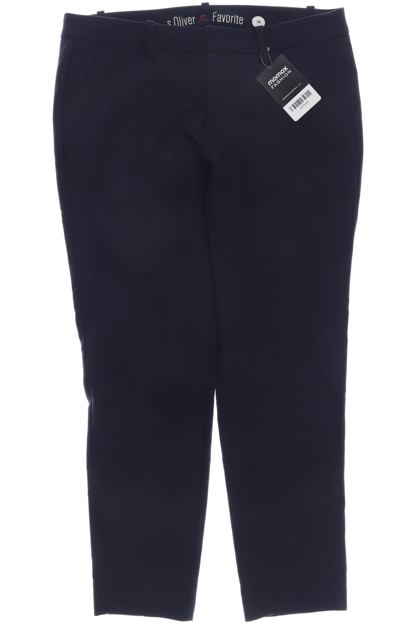 

s.Oliver Damen Stoffhose, marineblau, Gr. 38