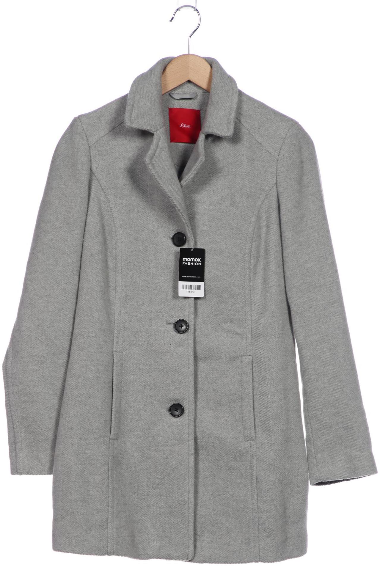 

s.Oliver Damen Mantel, grau, Gr. 36