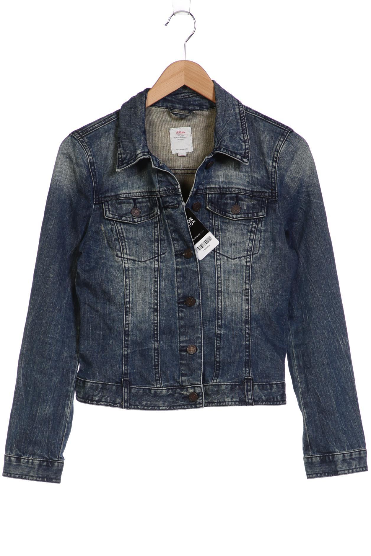 

s.Oliver Damen Jacke, blau, Gr. 38