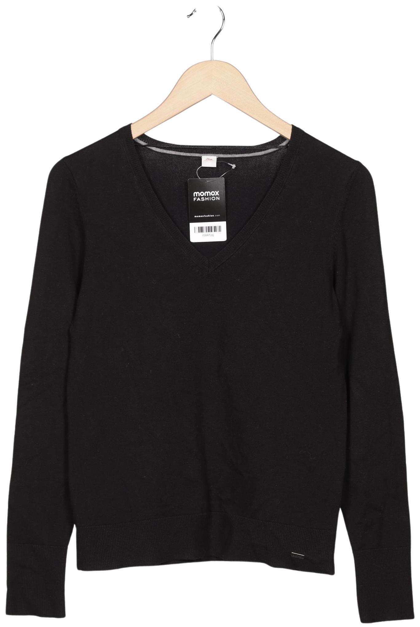 

s.Oliver Damen Pullover, schwarz, Gr. 36