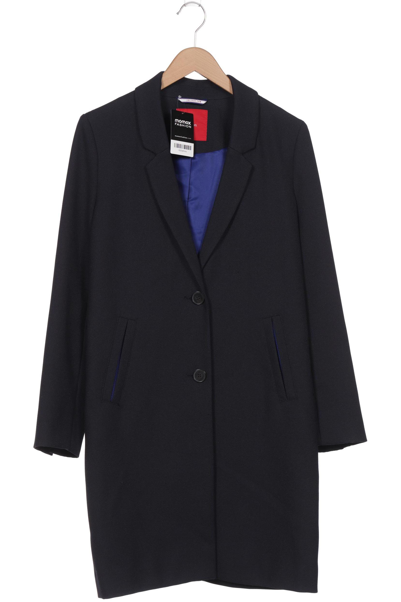 

s.Oliver Damen Mantel, marineblau