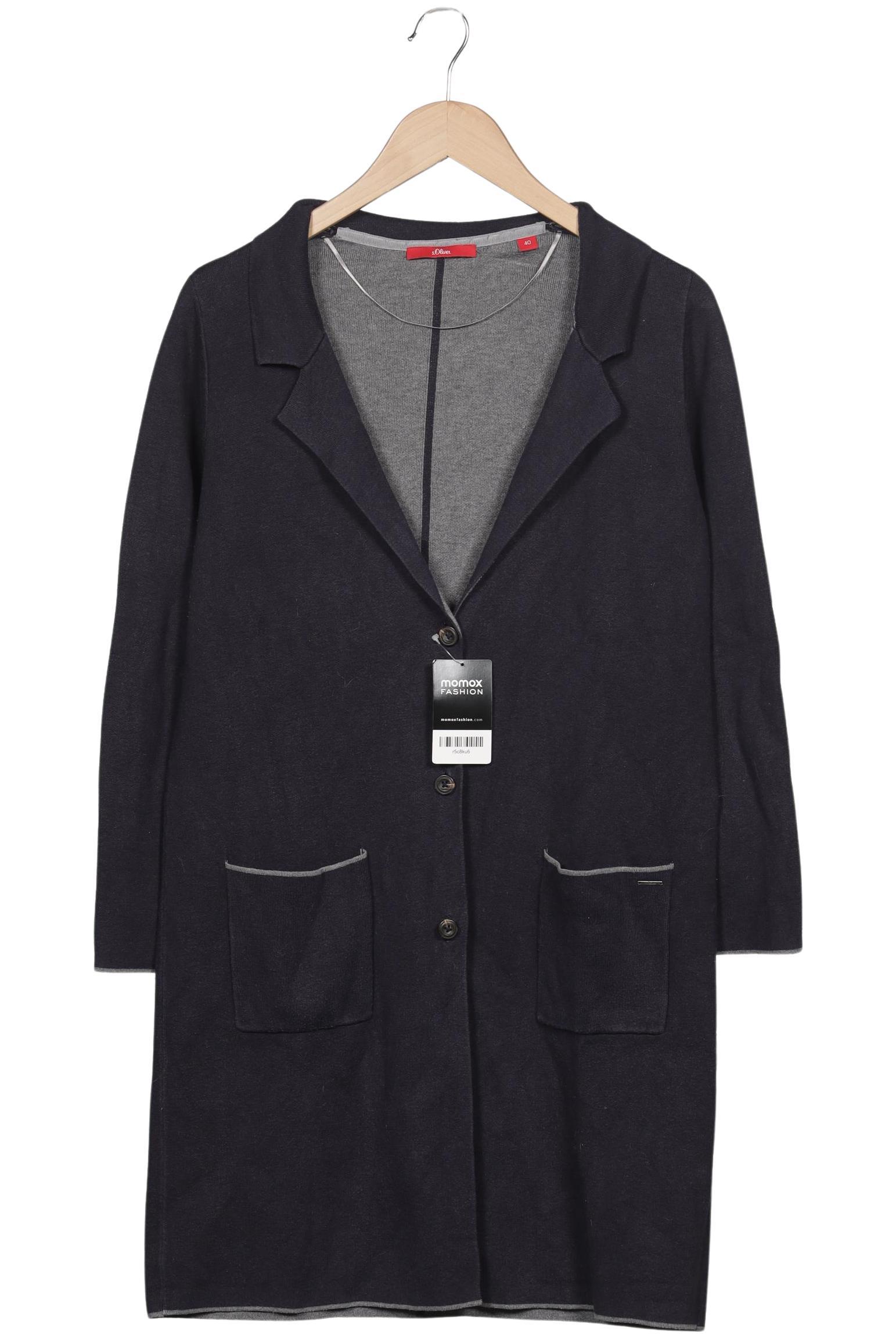

s.Oliver Damen Strickjacke, marineblau, Gr. 40