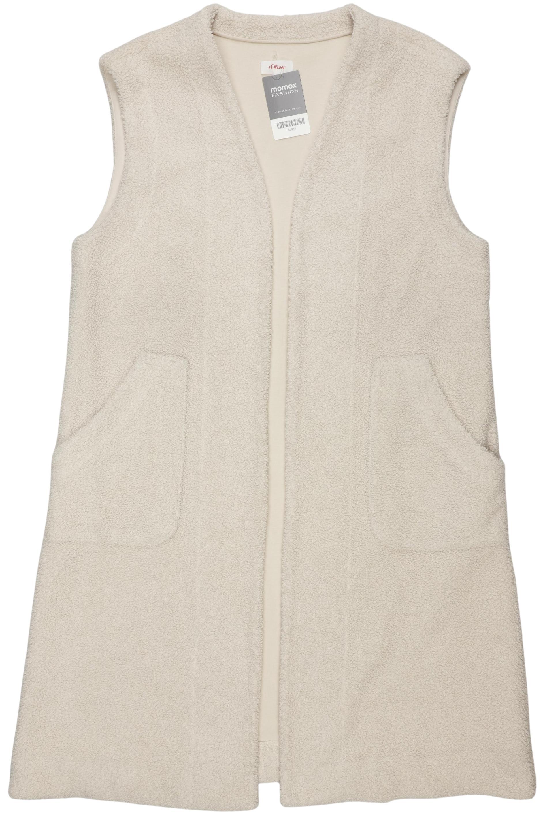 

s.Oliver Damen Strickjacke, beige, Gr. 40