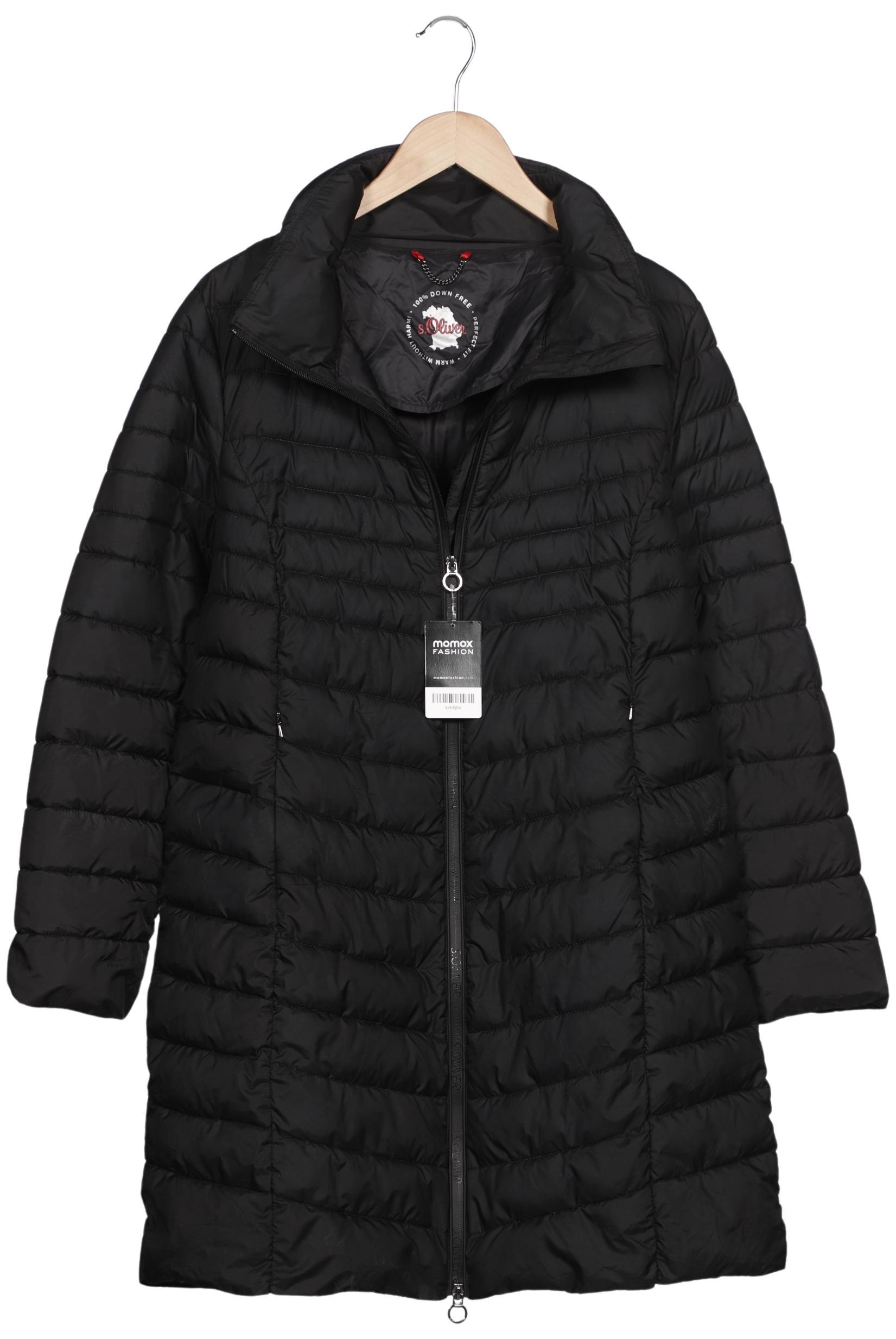 

s.Oliver Damen Mantel, schwarz, Gr. 46