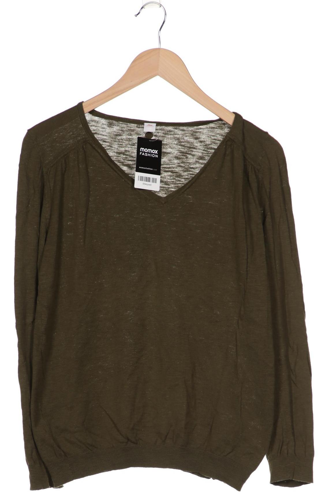 

s.Oliver Damen Pullover, grün, Gr. 40