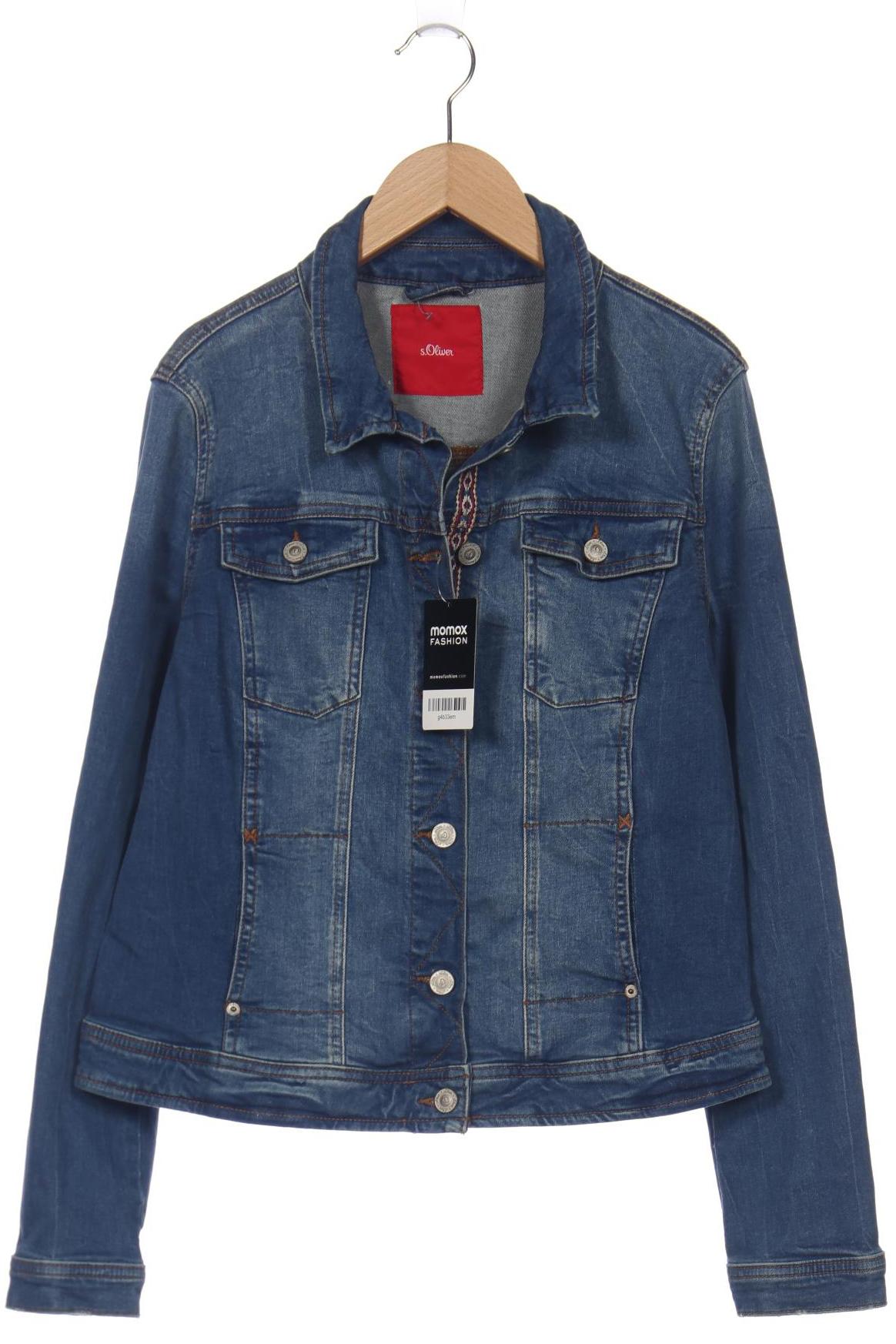 

s.Oliver Damen Jacke, blau, Gr. 42