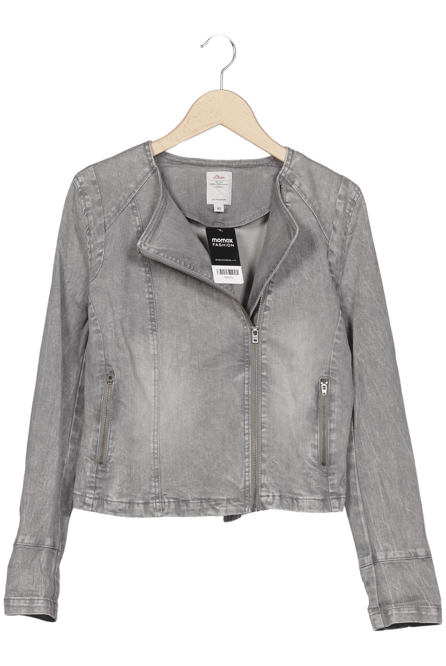 

s.Oliver Damen Jacke, grau, Gr. 42