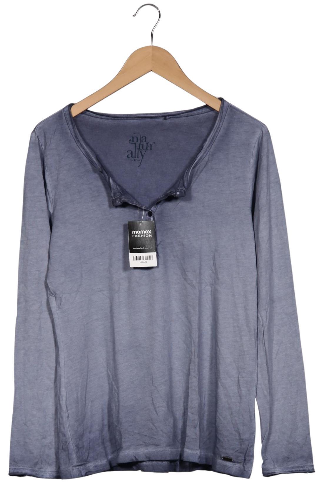 

s.Oliver Damen Langarmshirt, blau, Gr. 42