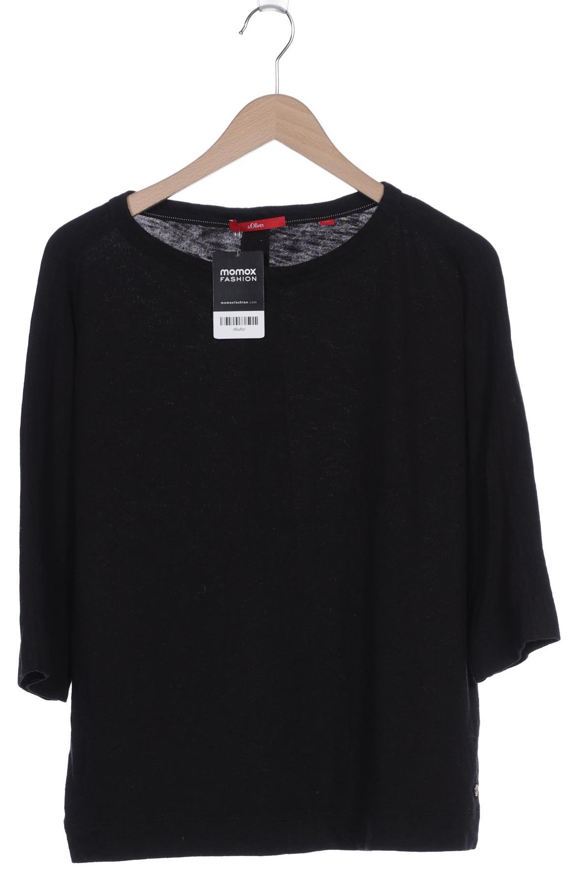 

s.Oliver Damen Pullover, schwarz