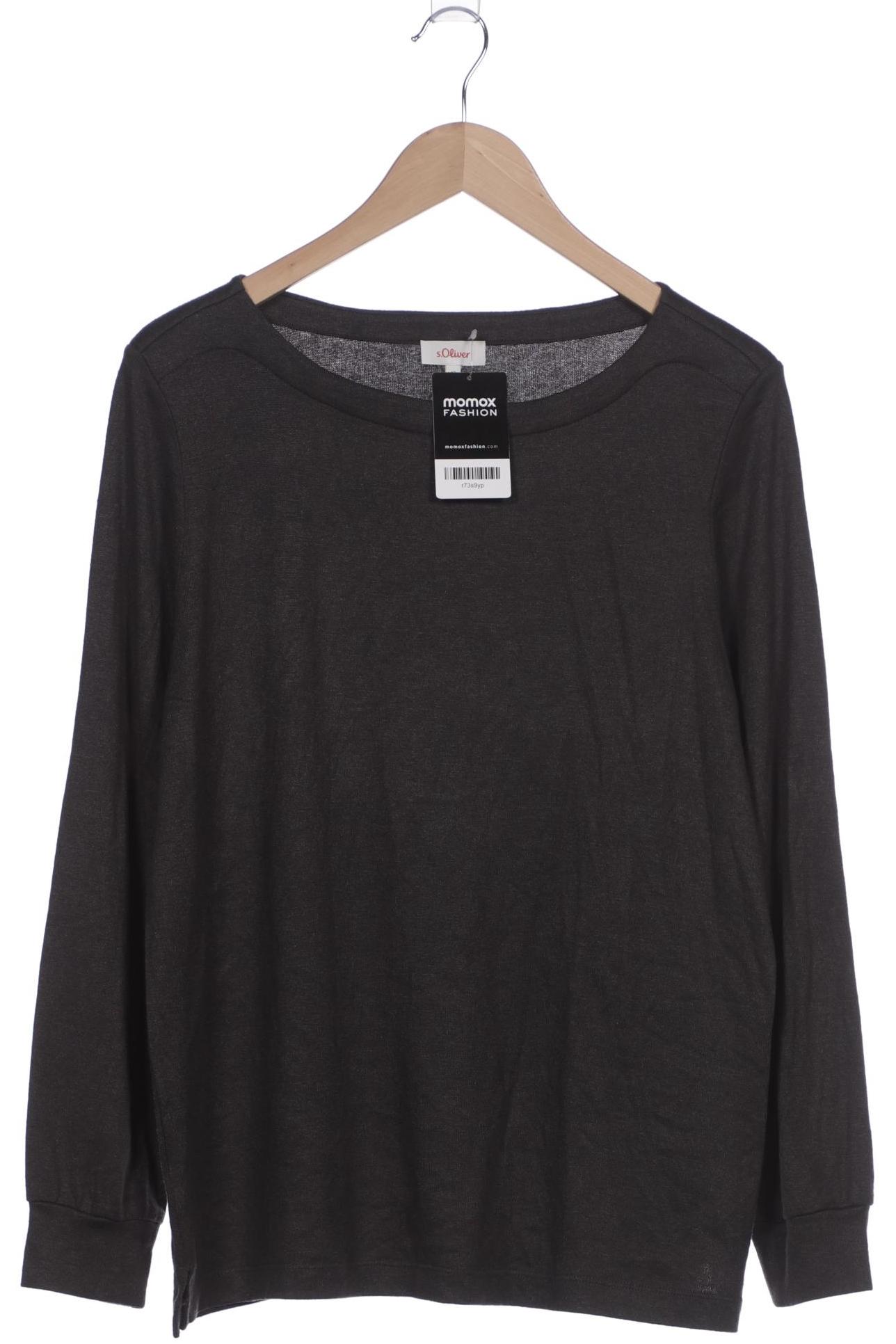 

s.Oliver Damen Langarmshirt, grau, Gr. 42