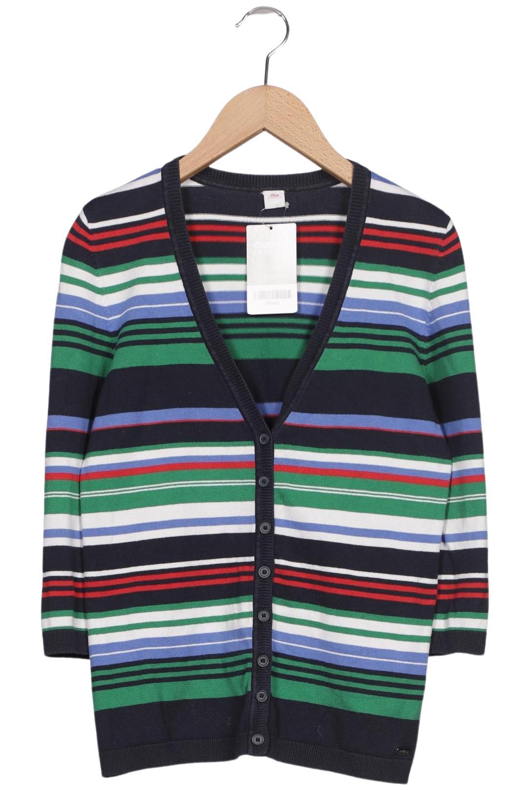

s.Oliver Damen Strickjacke, marineblau, Gr. 34