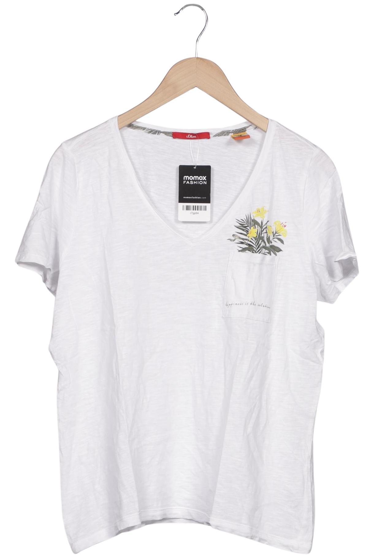 

s.Oliver Damen T-Shirt, weiß, Gr. 42