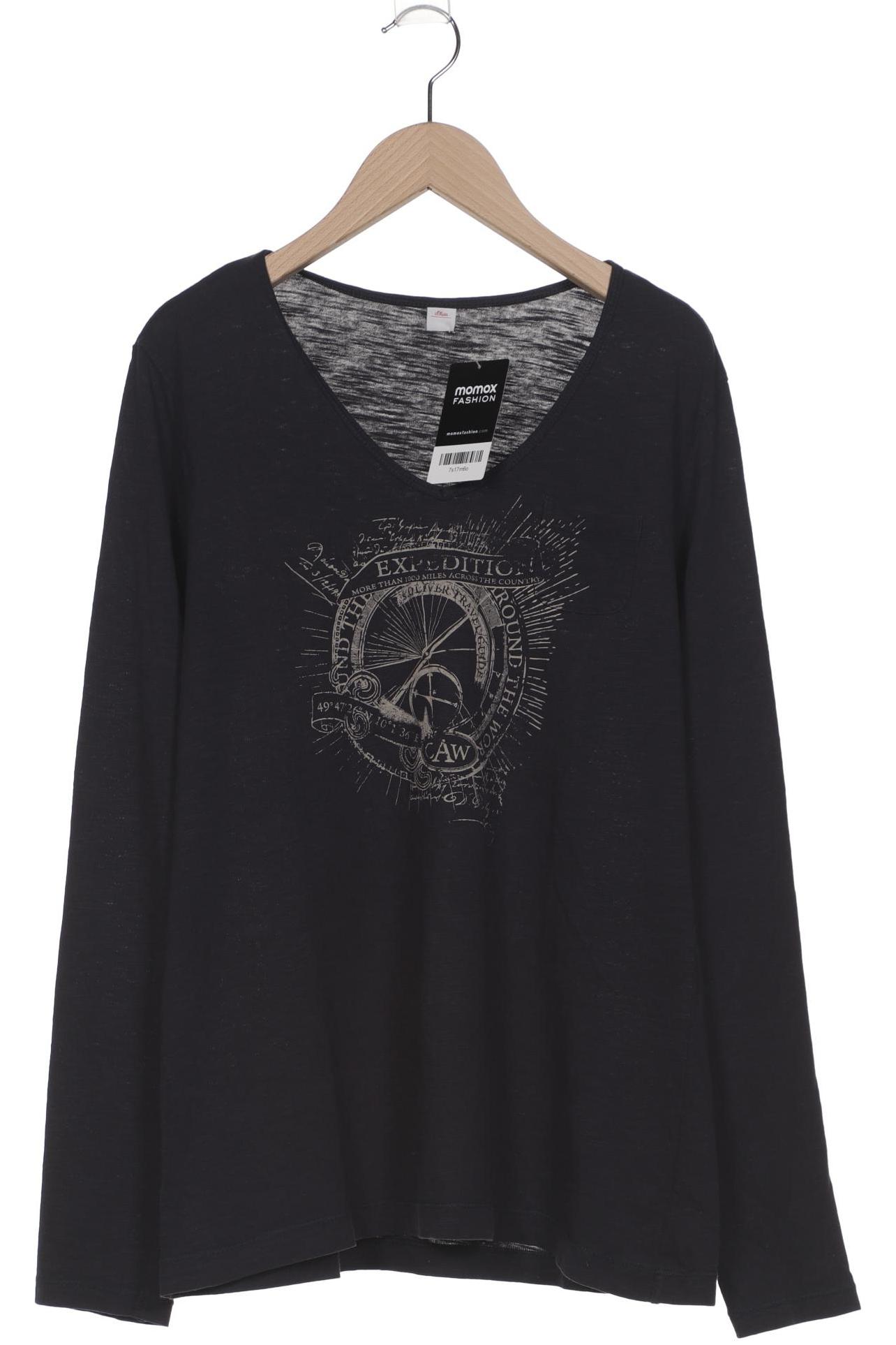 

s.Oliver Damen Langarmshirt, marineblau, Gr. 42