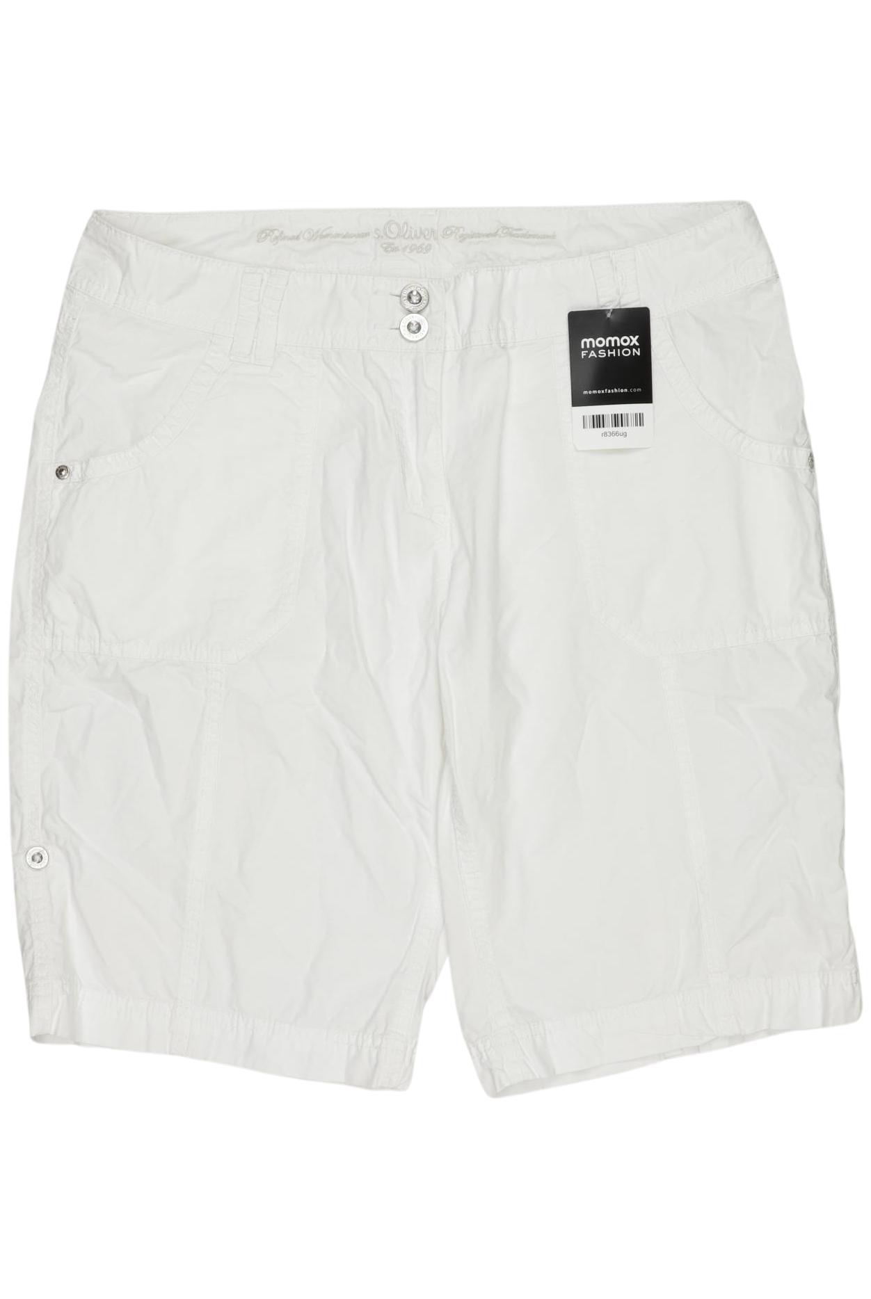 

s.Oliver Damen Shorts, weiß, Gr. 40