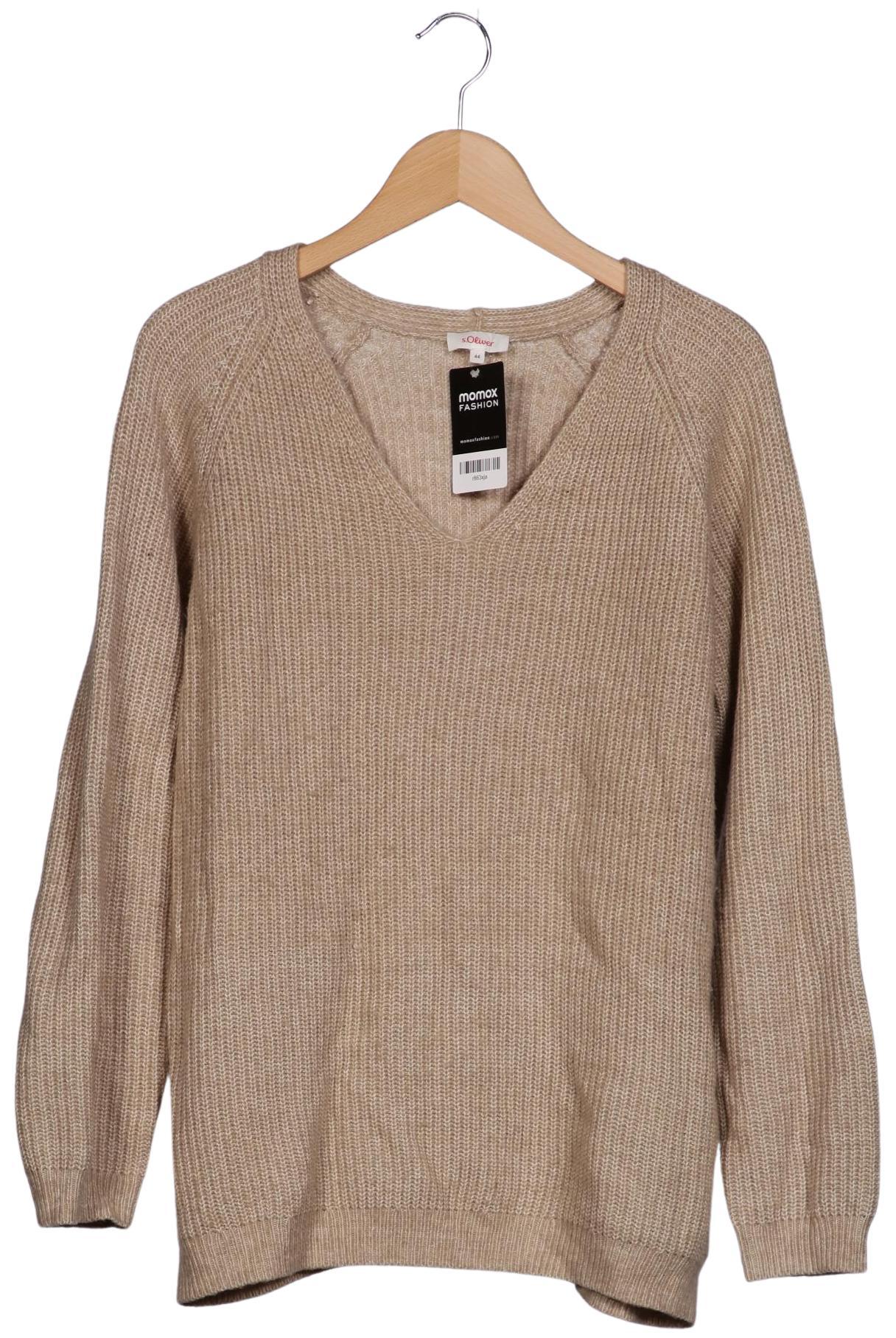 

s.Oliver Damen Pullover, beige, Gr. 44
